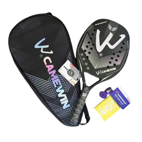 Raquete de Beach Tennis Camewin - Fibra de Carbono