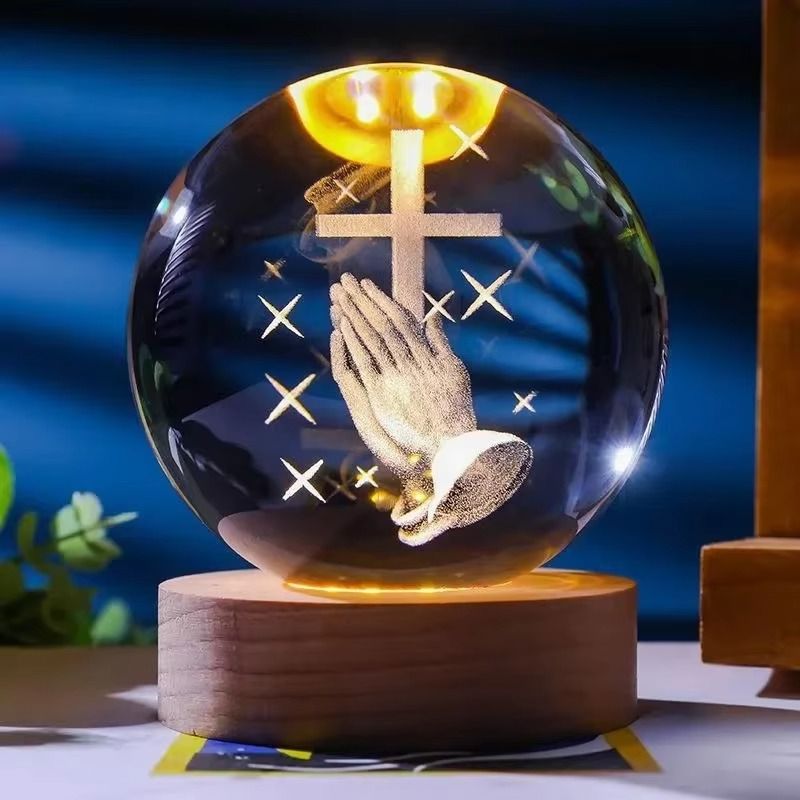 Luminária Sagrada 3D – Fé e Luz em Cada Detalhe