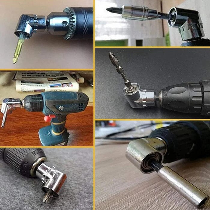 Adaptador Angular PowerMax 105° para Broca e Parafusadeira [COMPRE 1, LEVE 2 + BRINDE]