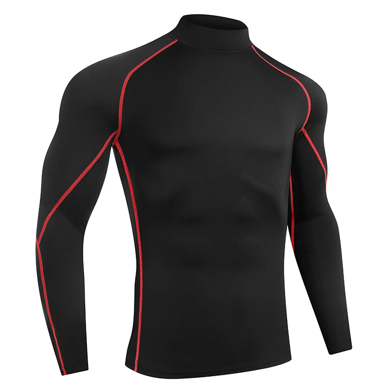 Camiseta de Compressão Manga Longa T-Shirt - GymMax