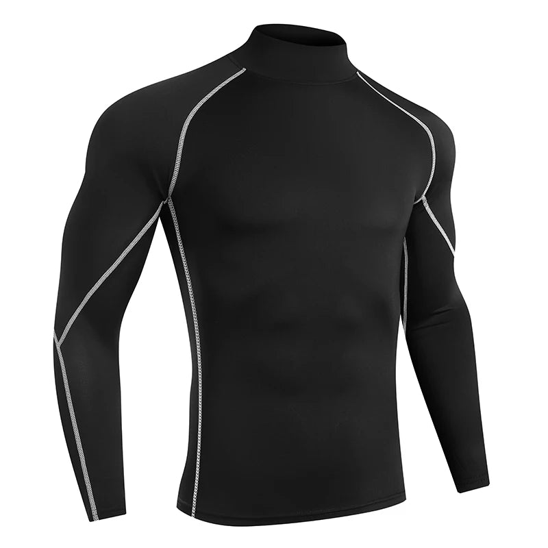 Camiseta de Compressão Manga Longa T-Shirt - GymMax