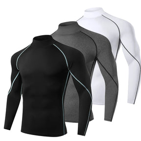 Camiseta de Compressão Manga Longa T-Shirt - GymMax