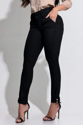 Calça Jeans Ultra Modeladora Preta – Que Não Desbota